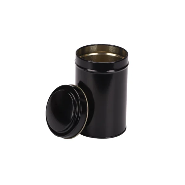 Color-Coated Round Tin Cans – Customizable Cylindrical Metal Packaging by JIAMU