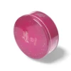 Scatola regalo in latta personalizzata – Finitura lucida rosa con lamina dorata
