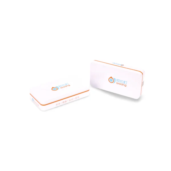 Custom Flat Rectangular Tin Box for Smartwatch Packaging