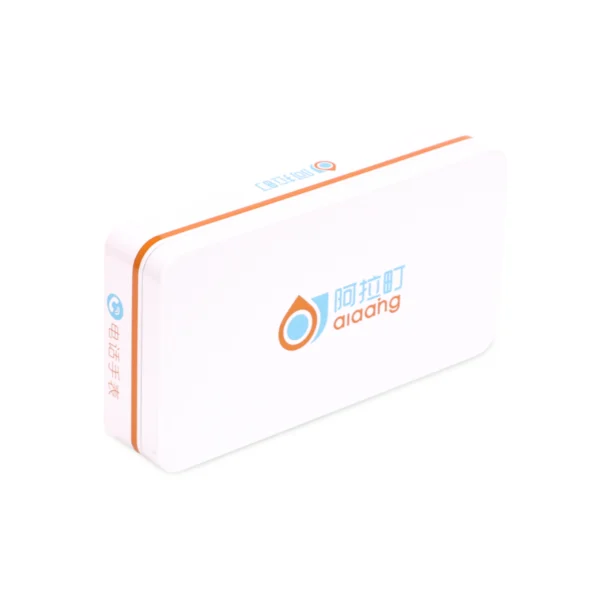 Custom Flat Rectangular Tin Box for Smartwatch Packaging