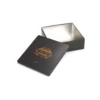 Custom Square Tea Tin Set – Matte Black and Light Green Finish