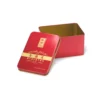 JIAMU Premium Red Metal Caddy with Gold Foil Branding