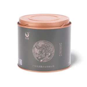 jiamu-rond-mat-gris-fer-blanc-rose-or-couvercle-vis-boîte métallique Boîte métallique personnalisée ronde pour thé avec couvercle à vis – Charbon mat