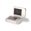 Flat Silver Tin Box with Clear Viewing Panel, Customizable