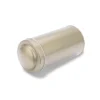 Envase de hojalata cilíndrico alto personalizado – Elegante color oro champán