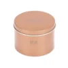 Custom Rose Gold Round Tinplate Tea Canister for Tea, Candy and Gift Packaging