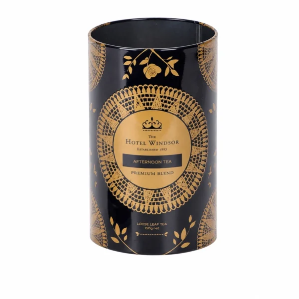 Custom Black Cylindrical Tea Tin Can product photo 3 by JIAMU Packaging