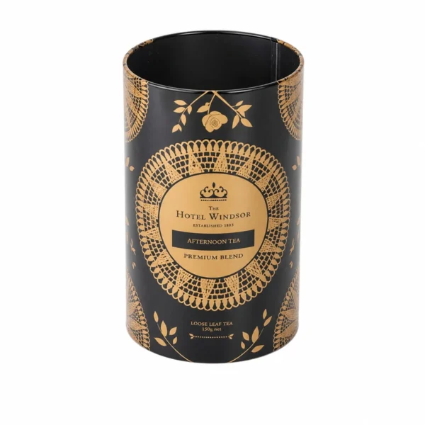 Custom Black Cylindrical Tea Tin Can product photo 4 by JIAMU Packaging