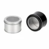 Custom Black Round Window Tin Can product photo 4 by JIAMU Packaging