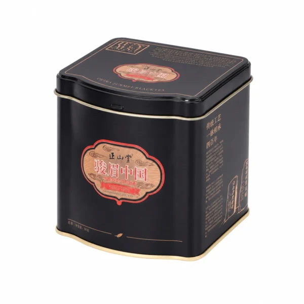 Custom Black Square Gift Tin Box product photo 4 by JIAMU Packaging