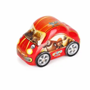 Foto del prodotto della scatola in latta personalizzata a forma di automobile, n. 1, realizzata da JIAMU Packaging
