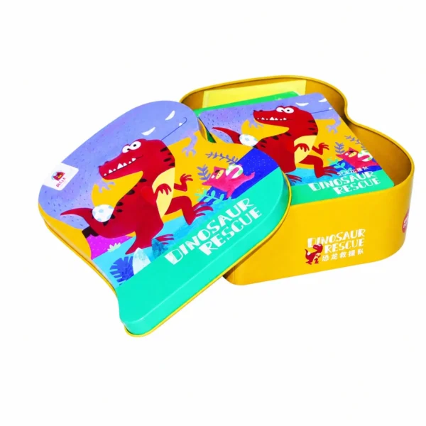 Foto del prodotto della scatola regalo in latta personalizzata a forma di cartone animato 2 di JIAMU Packaging