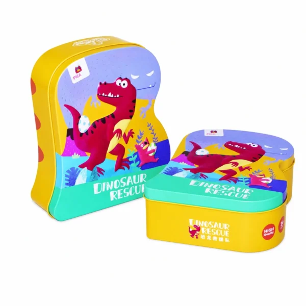 Foto del prodotto della scatola regalo in latta personalizzata a forma di cartone animato 5 di JIAMU Packaging