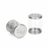 Custom Clear Lid Round Tin Can product photo 3 by JIAMU Packaging