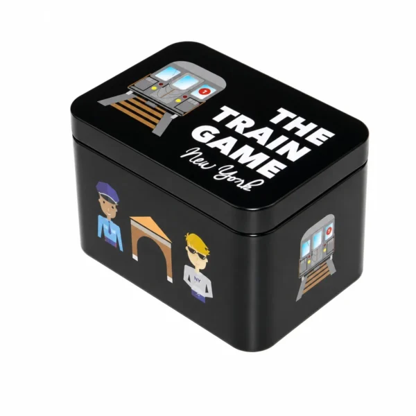 Foto del producto de la caja metálica personalizada con forma de cubo, modelo 3, de JIAMU Packaging