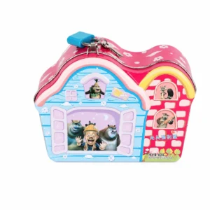 Custom House Shaped Candy Tin Box product photo 1 by JIAMU Packaging