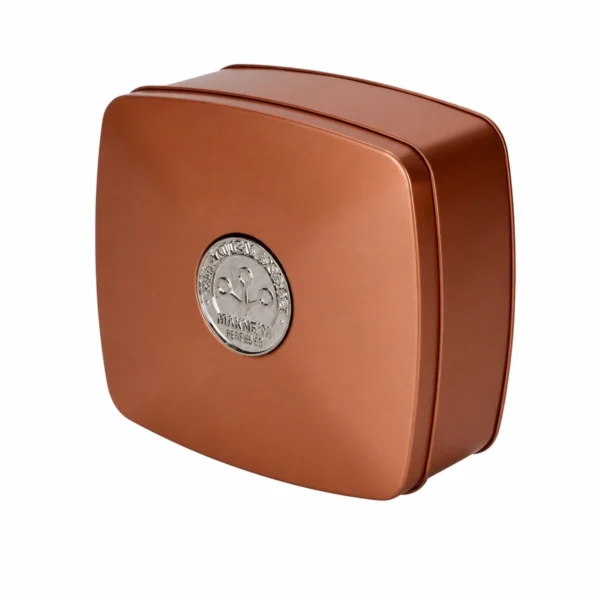Foto do produto da caixa de lata personalizada com janela quadrada 1 por JIAMU Packaging